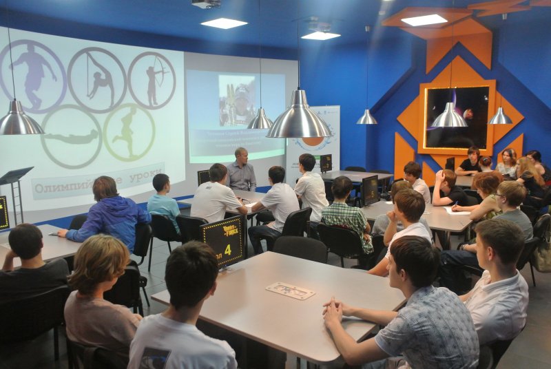 Фото к Олимпийский урок в Информационном центре по атомной энергии г. Екатеринбурга 